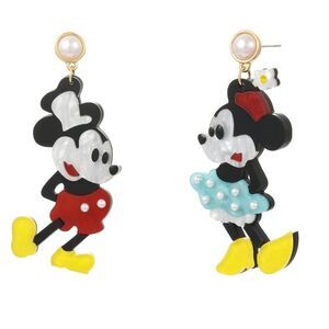 Vintage Disney Mickey & Minnie Earrings